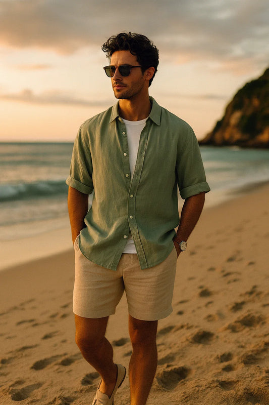 LORENZO LINEN SHIRT – SUMMER ESSENTIAL - Velmari