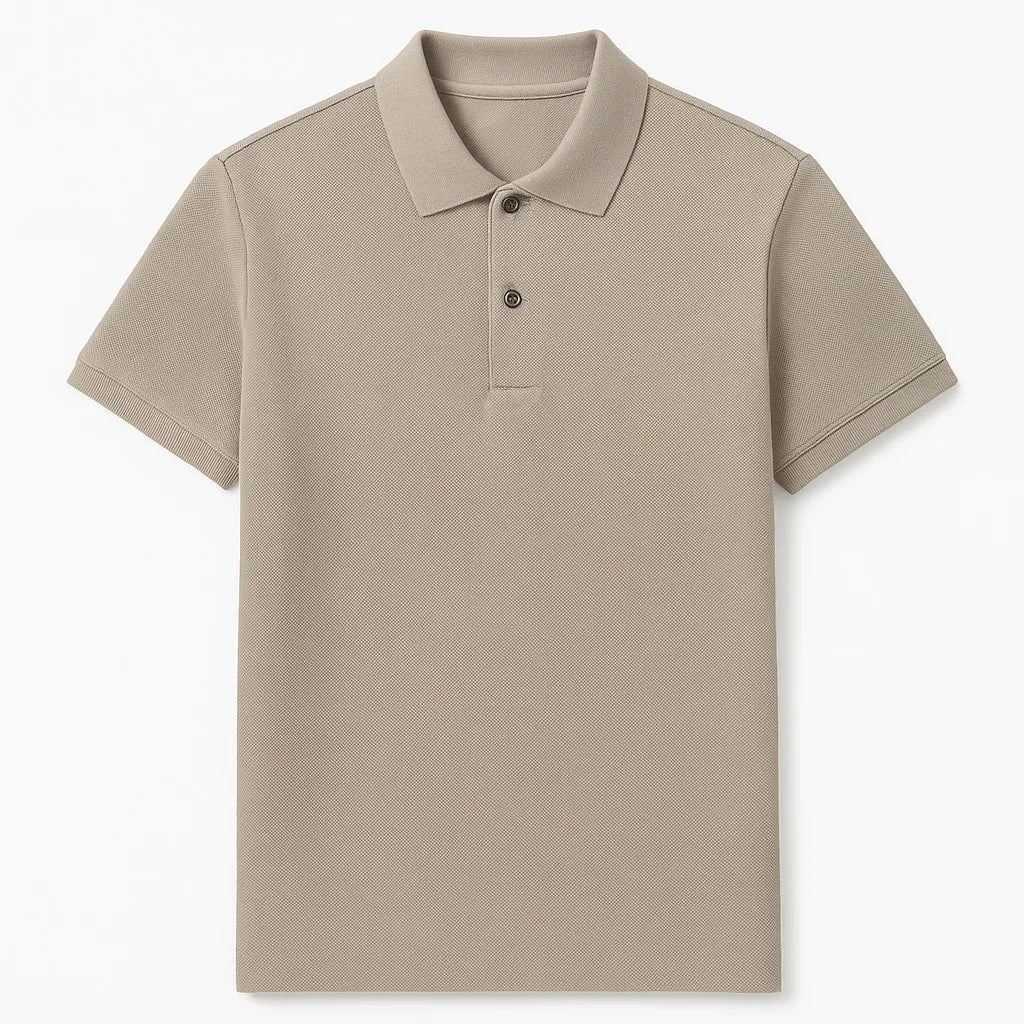 MEN'S PREMIUM KNIT POLO – 100% Cotton, Smart Casual, Anti-Pilling Finish - Velmari