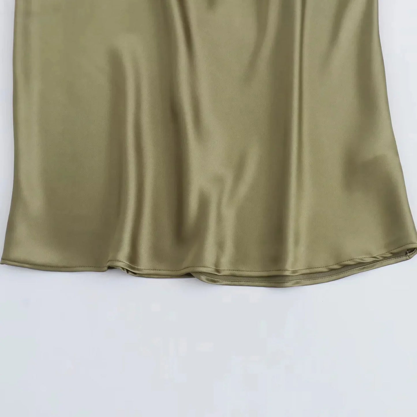 ISABELLA SATIN MIDI DRESS