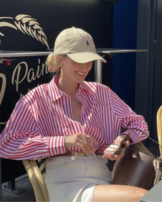 AMÉLIE POPLIN SHIRT – CASUAL CHIC - Velmari