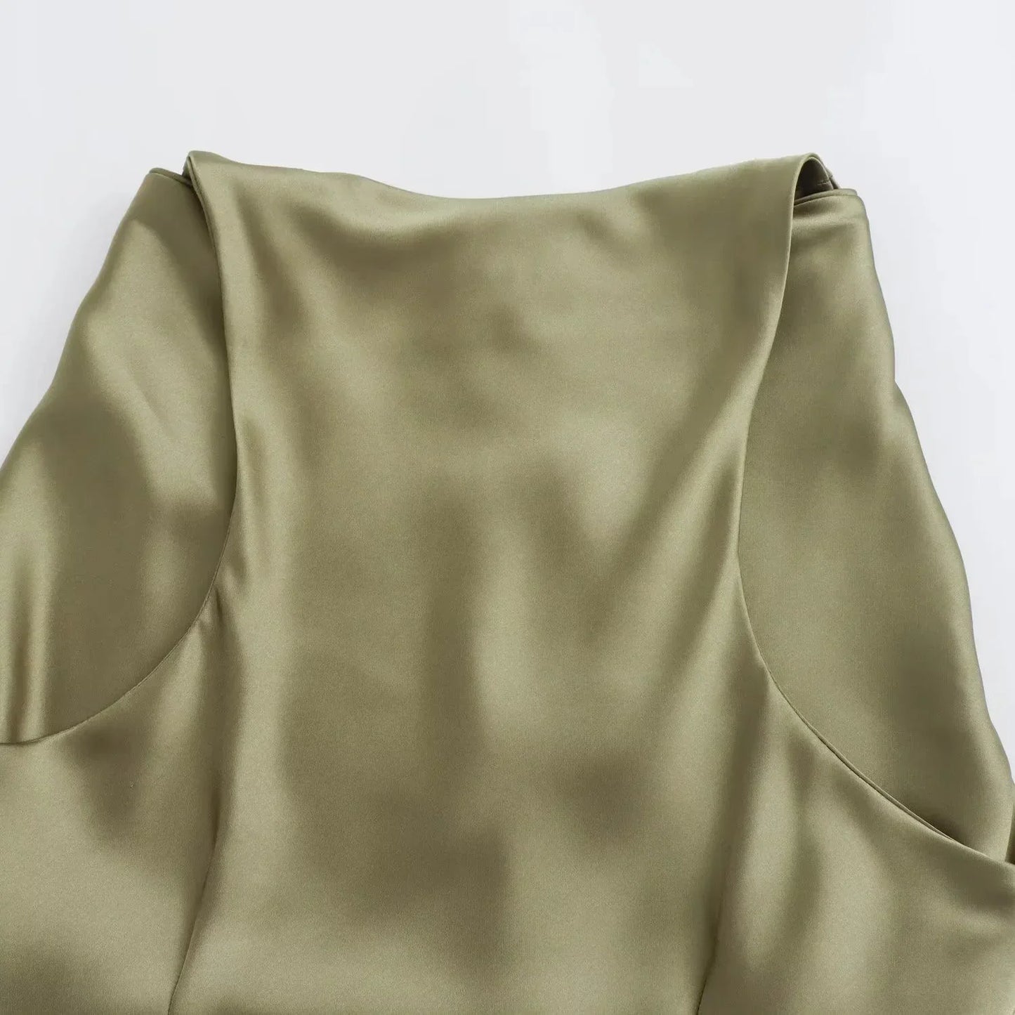 ISABELLA SATIN MIDI DRESS