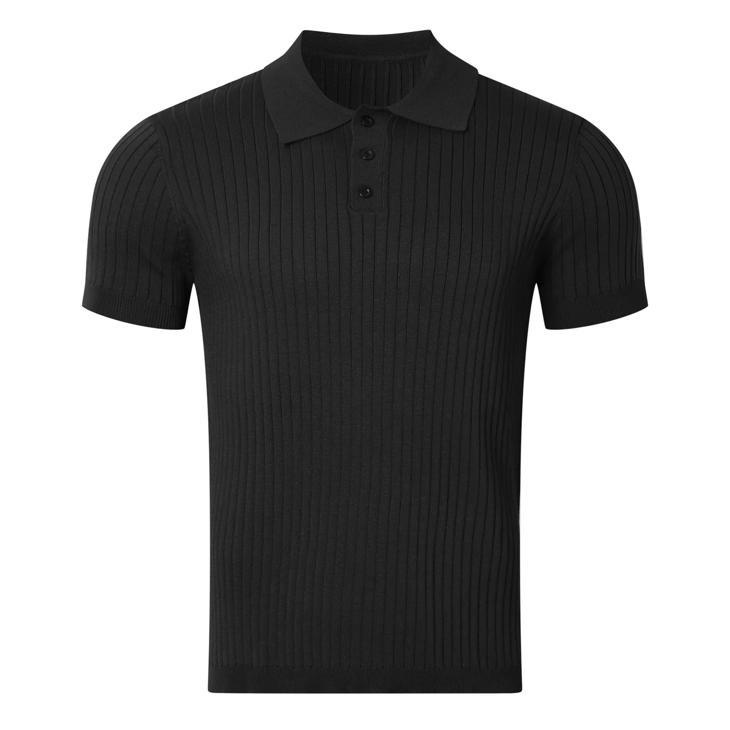 LORENZO KNIT POLO – MEN'S RETRO SHORT SLEEVE SHIRT - Velmari