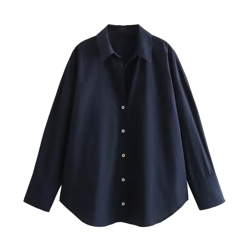 AMÉLIE POPLIN SHIRT – CASUAL CHIC - Velmari