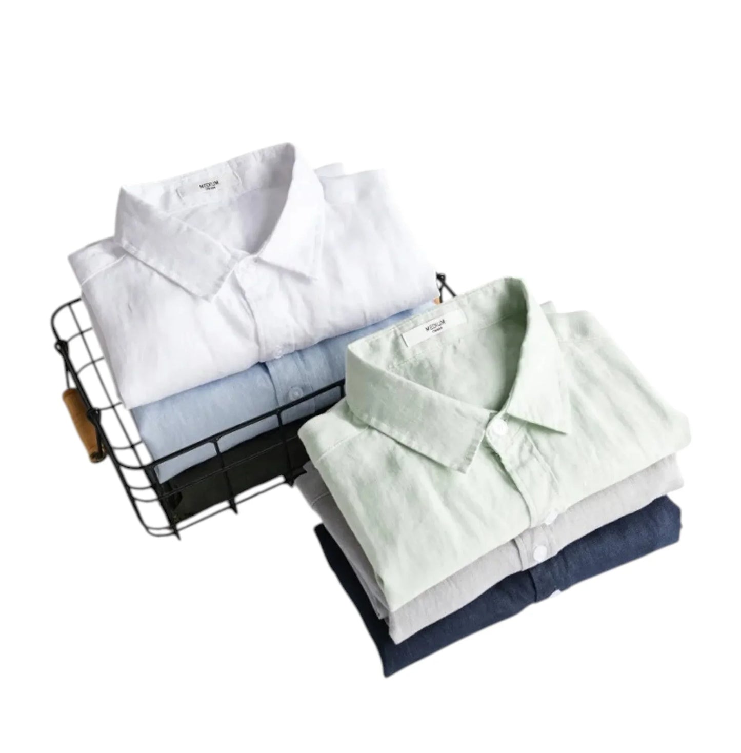 BELMONTE LINEN LONG-SLEEVE SHIRT - Velmari