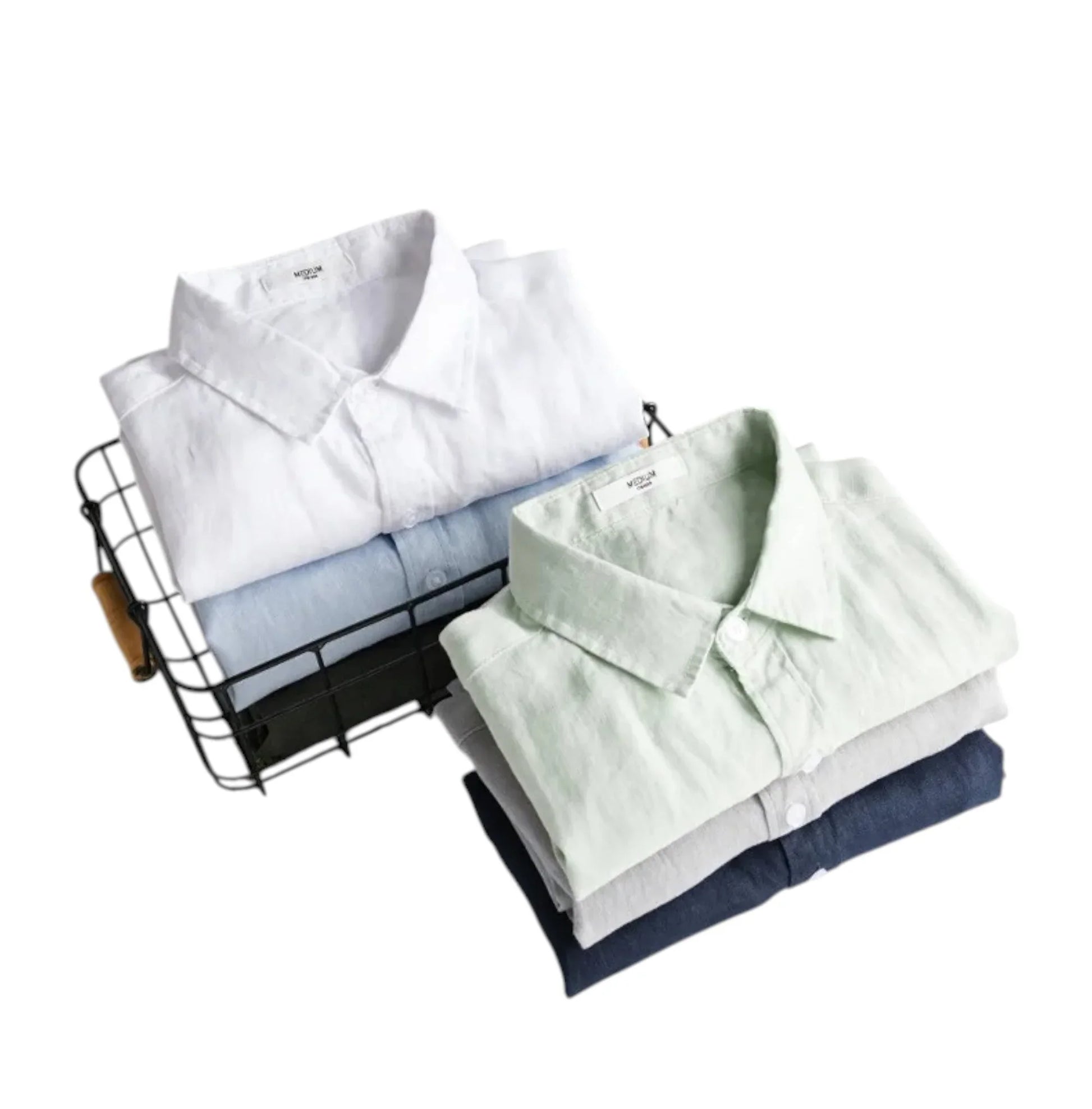BELMONTE LINEN LONG-SLEEVE SHIRT - Velmari