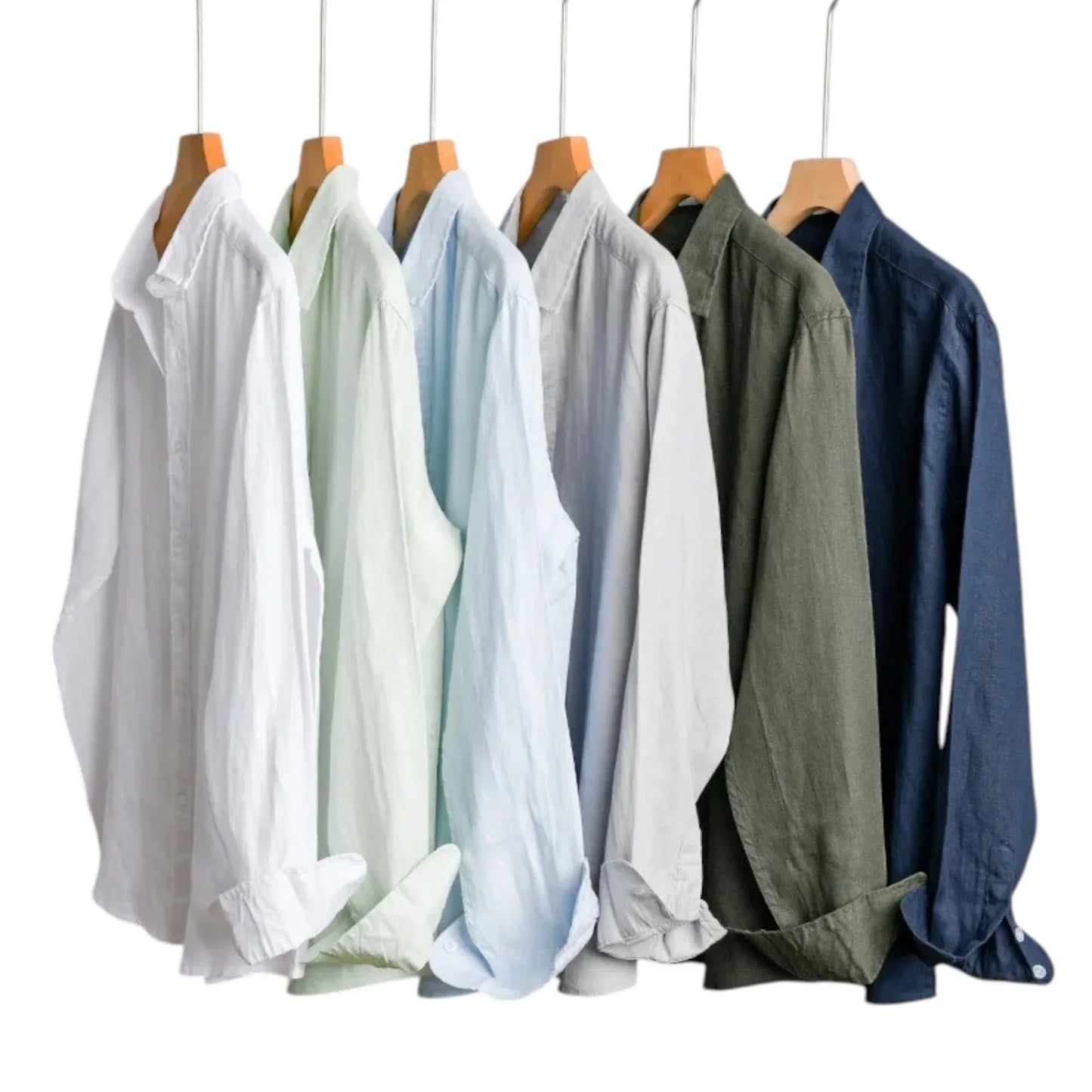 BELMONTE LINEN LONG-SLEEVE SHIRT - Velmari