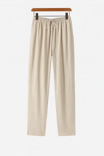 LINEN TROUSERS (SLIM FIT) - Velmari