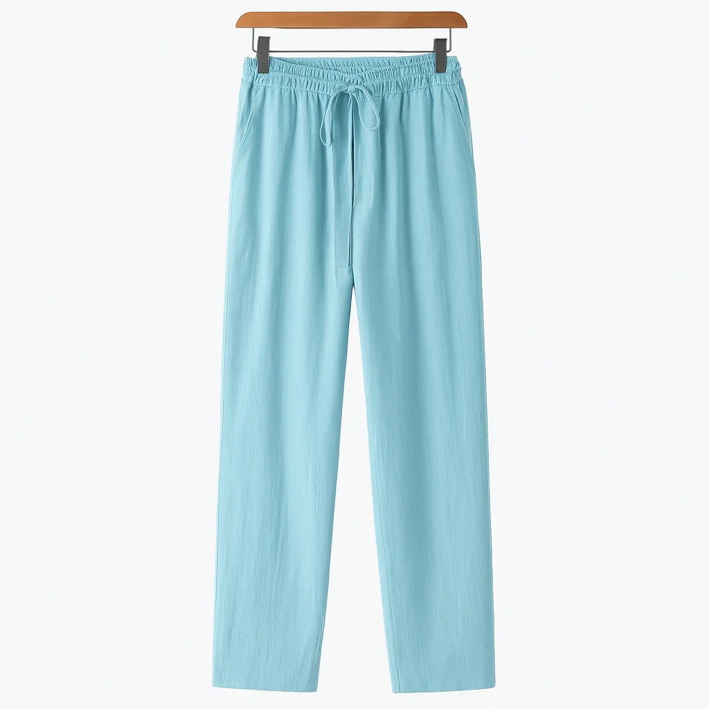 LINEN TROUSERS (SLIM FIT) - Velmari