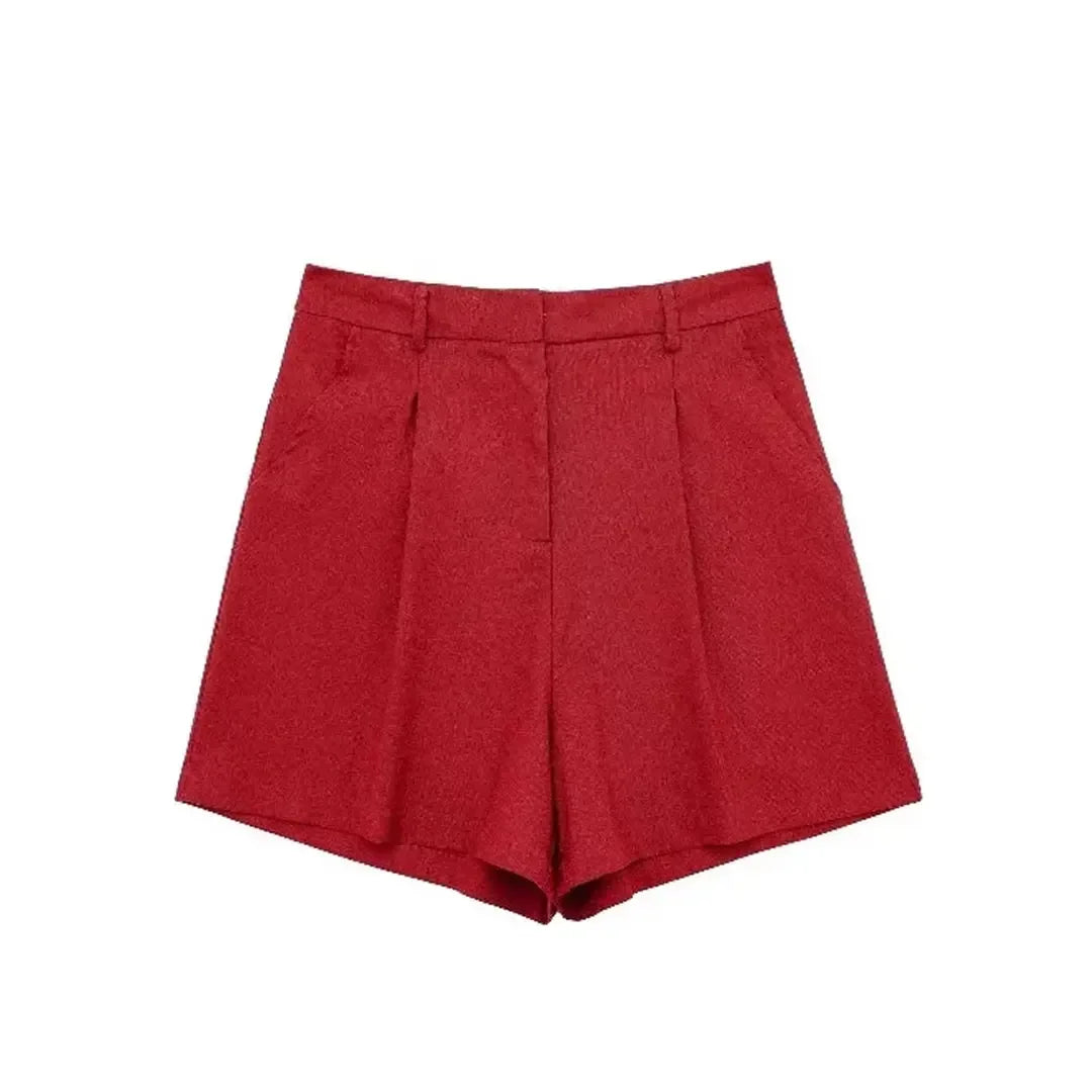 ELEGANCE WAISTCOAT & SHORTS SET – OFFICE CHIC - Velmari