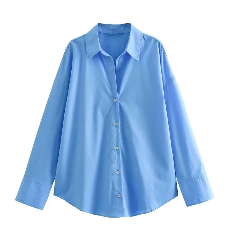AMÉLIE POPLIN SHIRT – CASUAL CHIC - Velmari