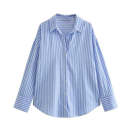 AMÉLIE POPLIN SHIRT – CASUAL CHIC - Velmari