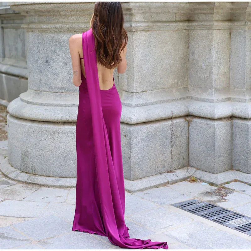 GRACE RIBBON SATIN GOWN – EVENING ESSENCE - Velmari