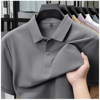 MEN'S PREMIUM KNIT POLO – 100% Cotton, Smart Casual, Anti-Pilling Finish - Velmari