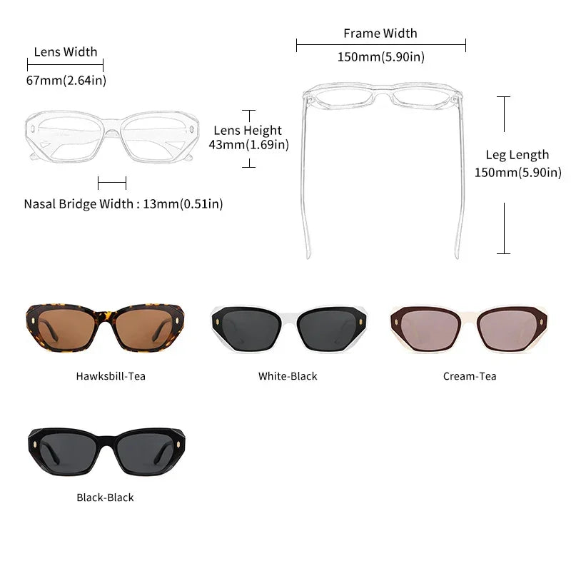 CAT EYE POLARIZED SUNGLASSES – UV400 SHADES FOR WOMEN - Velmari