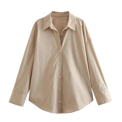 AMÉLIE POPLIN SHIRT – CASUAL CHIC - Velmari