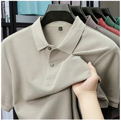 MEN'S PREMIUM KNIT POLO – 100% Cotton, Smart Casual, Anti-Pilling Finish - Velmari