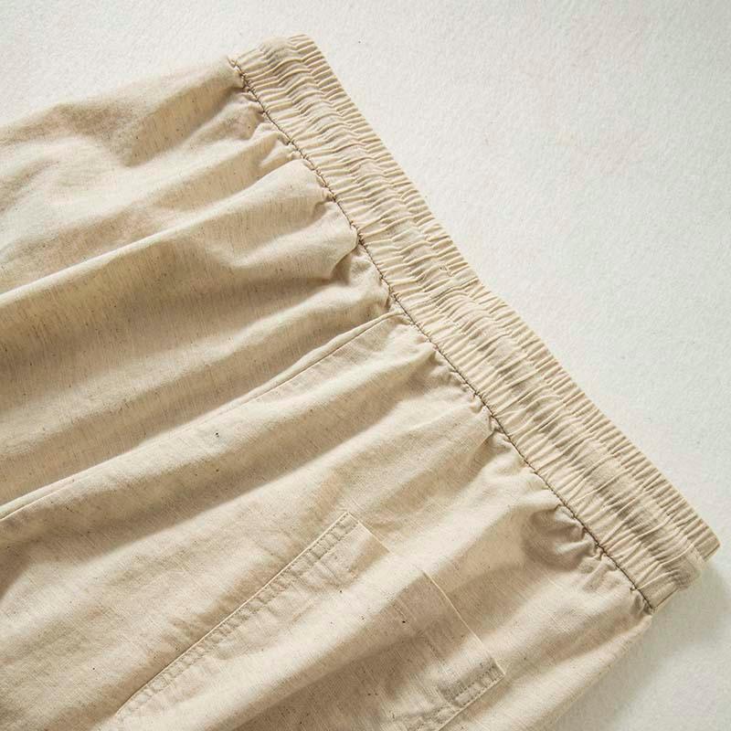LUCA LINEN SHORTS – SUMMER ESSENTIAL - Velmari