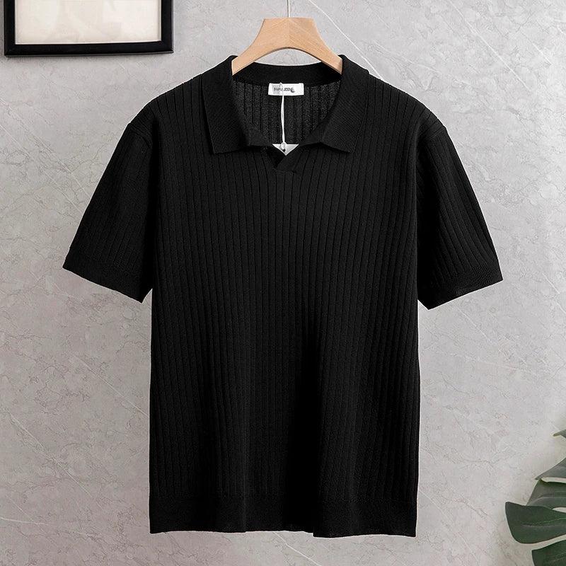 PREMIUM RIBBED POLO MEN - Velmari