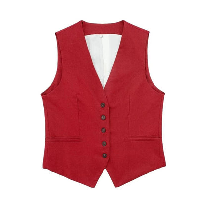 ELEGANCE WAISTCOAT & SHORTS SET – OFFICE CHIC - Velmari