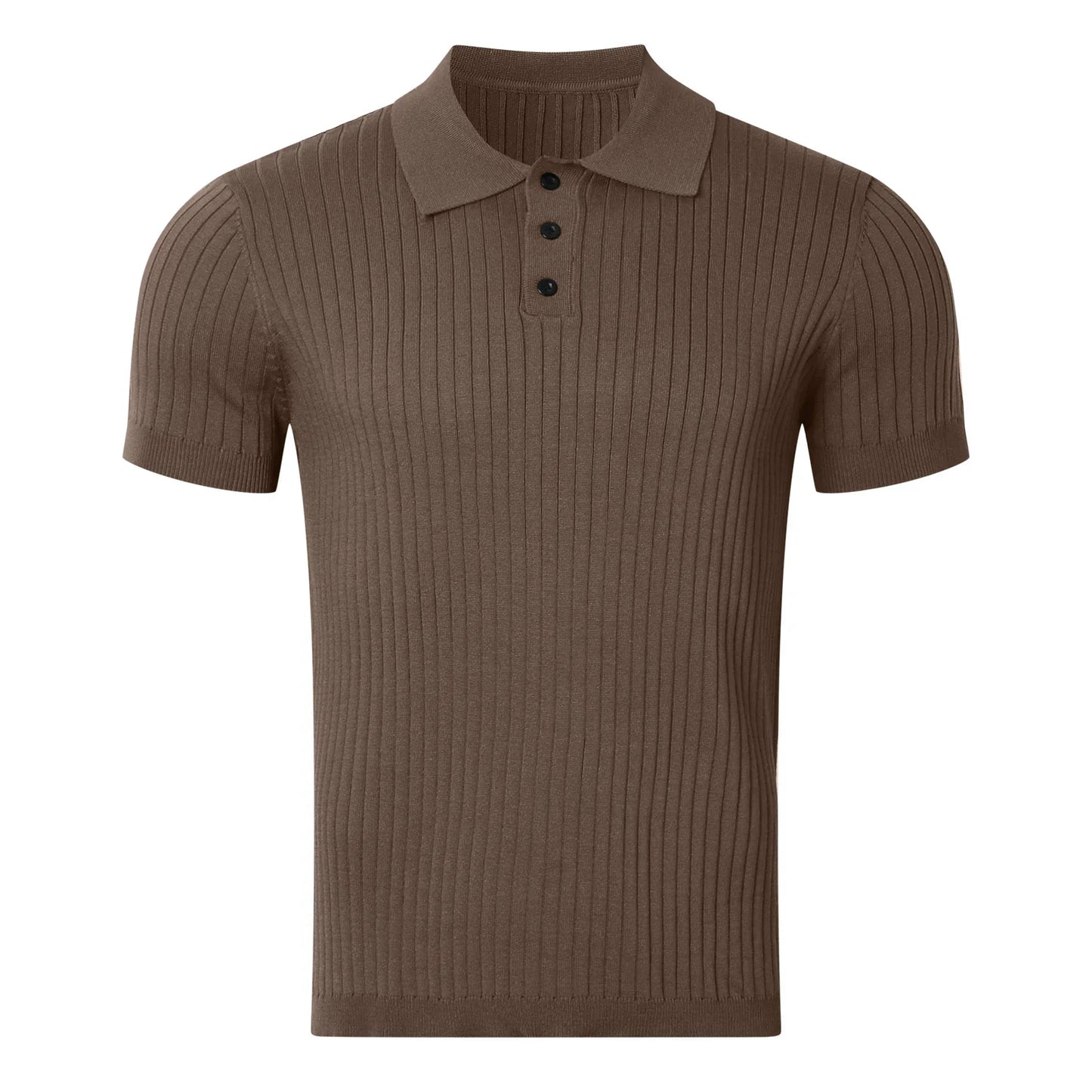 LORENZO KNIT POLO – MEN'S RETRO SHORT SLEEVE SHIRT - Velmari