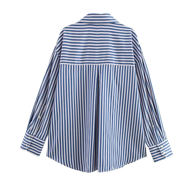 AMÉLIE POPLIN SHIRT – CASUAL CHIC - Velmari