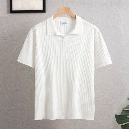 PREMIUM RIBBED POLO MEN - Velmari