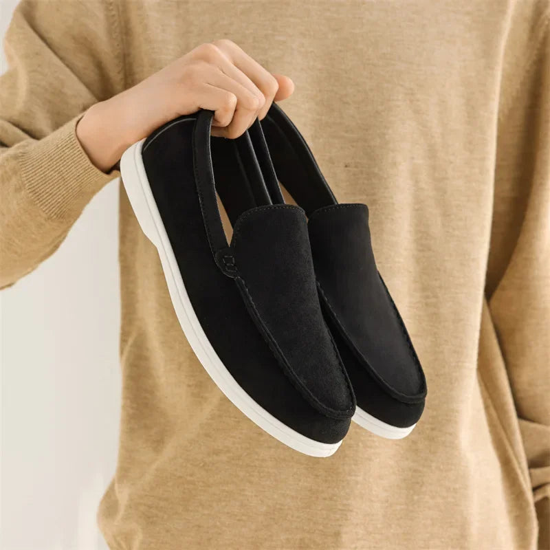 RIVIERA CLASSIC LOAFERS – MEN'S LEATHER SLIP-ON - Velmari