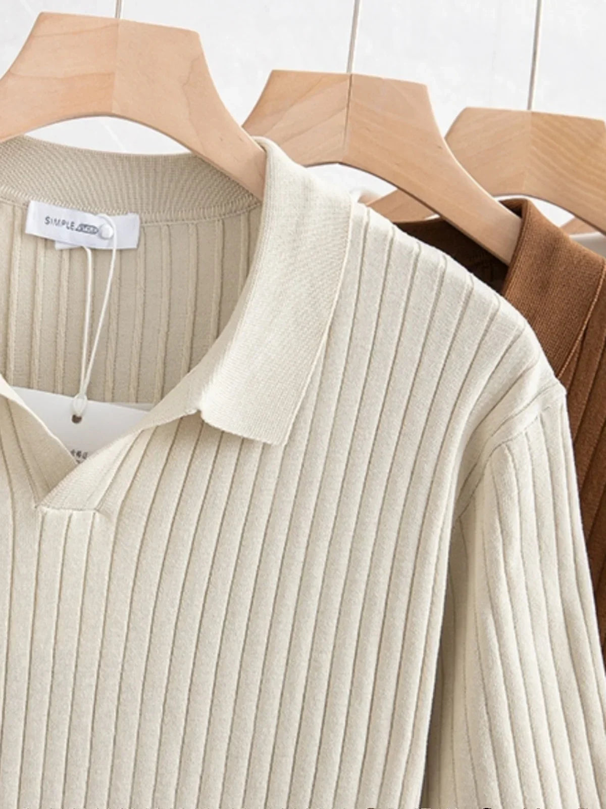 PREMIUM RIBBED POLO MEN - Velmari