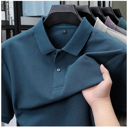 MEN'S PREMIUM KNIT POLO – 100% Cotton, Smart Casual, Anti-Pilling Finish - Velmari