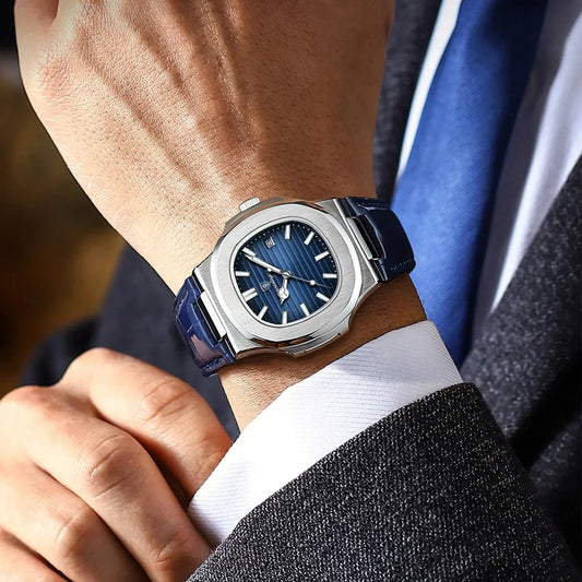MODENA SQUARE WATCH - LEATHER EDITION