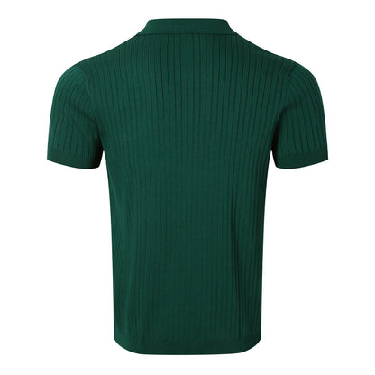 LORENZO KNIT POLO – MEN'S RETRO SHORT SLEEVE SHIRT - Velmari