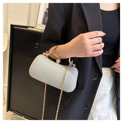 AURORA RHINESTONE CLUTCH - LUXURY EVENING BAG - Velmari
