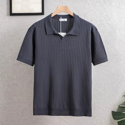 PREMIUM RIBBED POLO MEN - Velmari