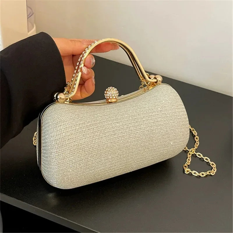 AURORA RHINESTONE CLUTCH - LUXURY EVENING BAG - Velmari
