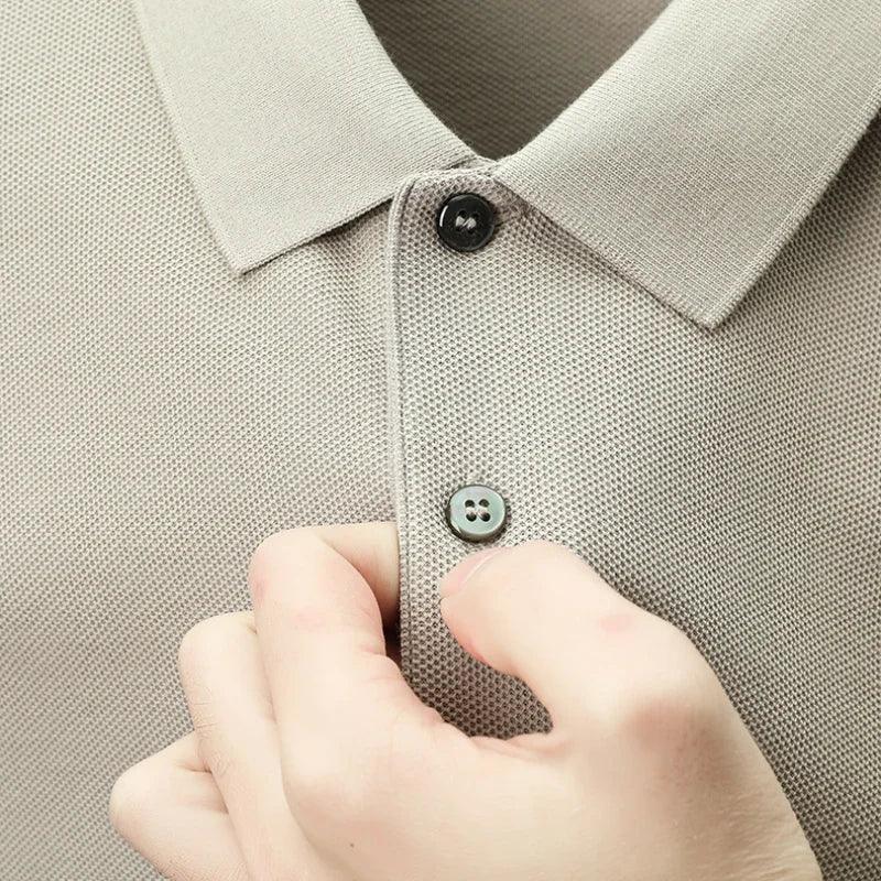MEN'S PREMIUM KNIT POLO – 100% Cotton, Smart Casual, Anti-Pilling Finish - Velmari