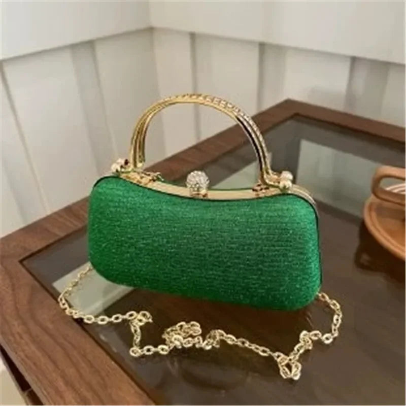 AURORA RHINESTONE CLUTCH - LUXURY EVENING BAG - Velmari