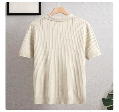 PREMIUM RIBBED POLO MEN - Velmari