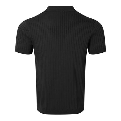 LORENZO KNIT POLO – MEN'S RETRO SHORT SLEEVE SHIRT - Velmari