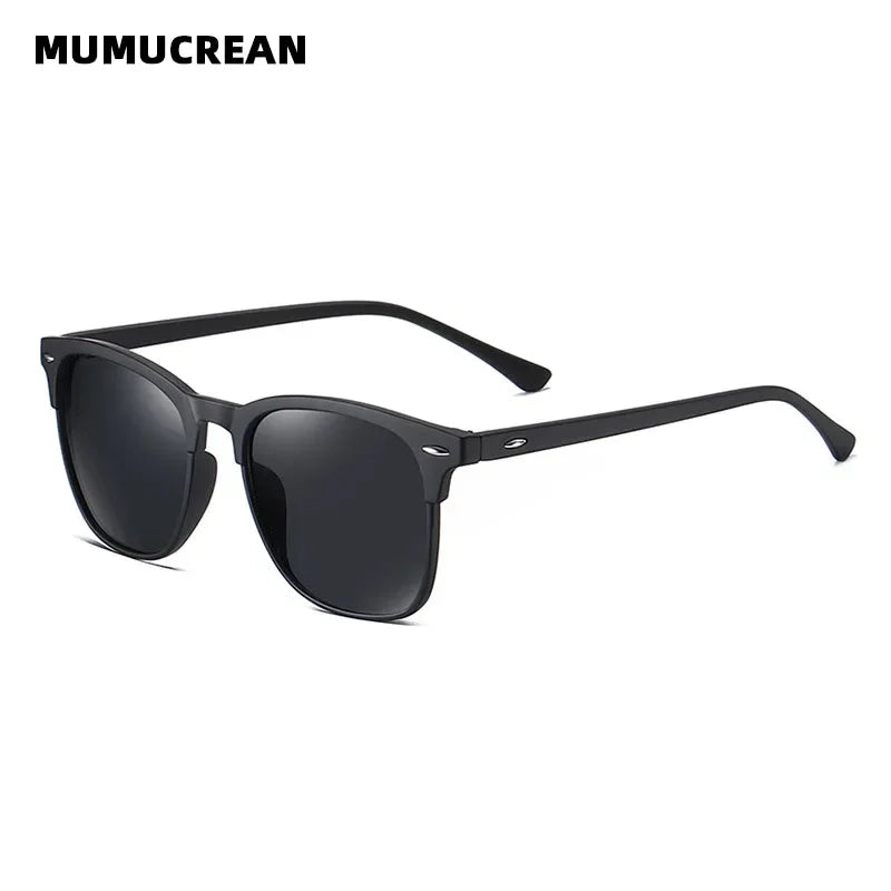 CLASSIC RETRO POLARIZED SUNGLASSES – SQUARE UV400 SHADES FOR MEN - Velmari