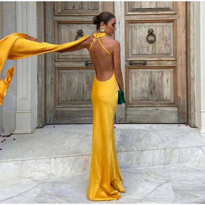 GRACE RIBBON SATIN GOWN – EVENING ESSENCE - Velmari