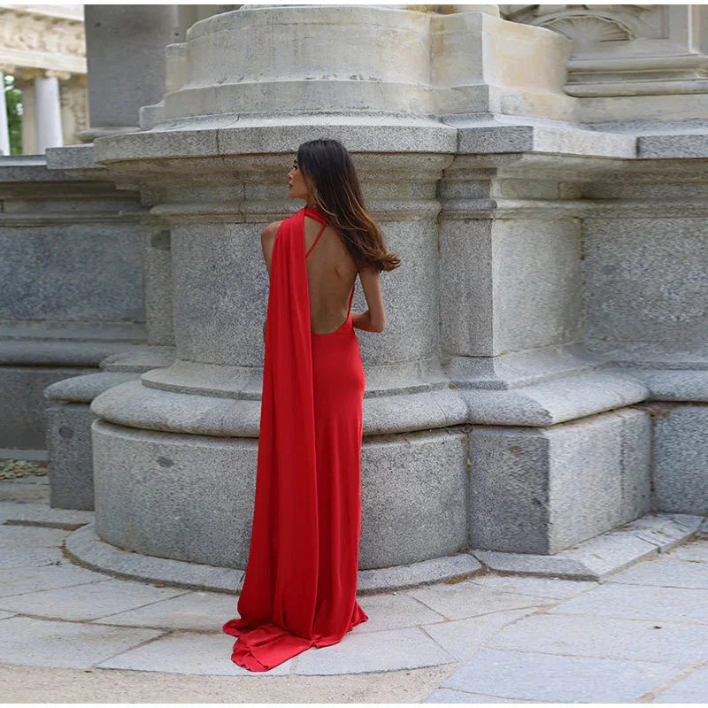 GRACE RIBBON SATIN GOWN – EVENING ESSENCE - Velmari