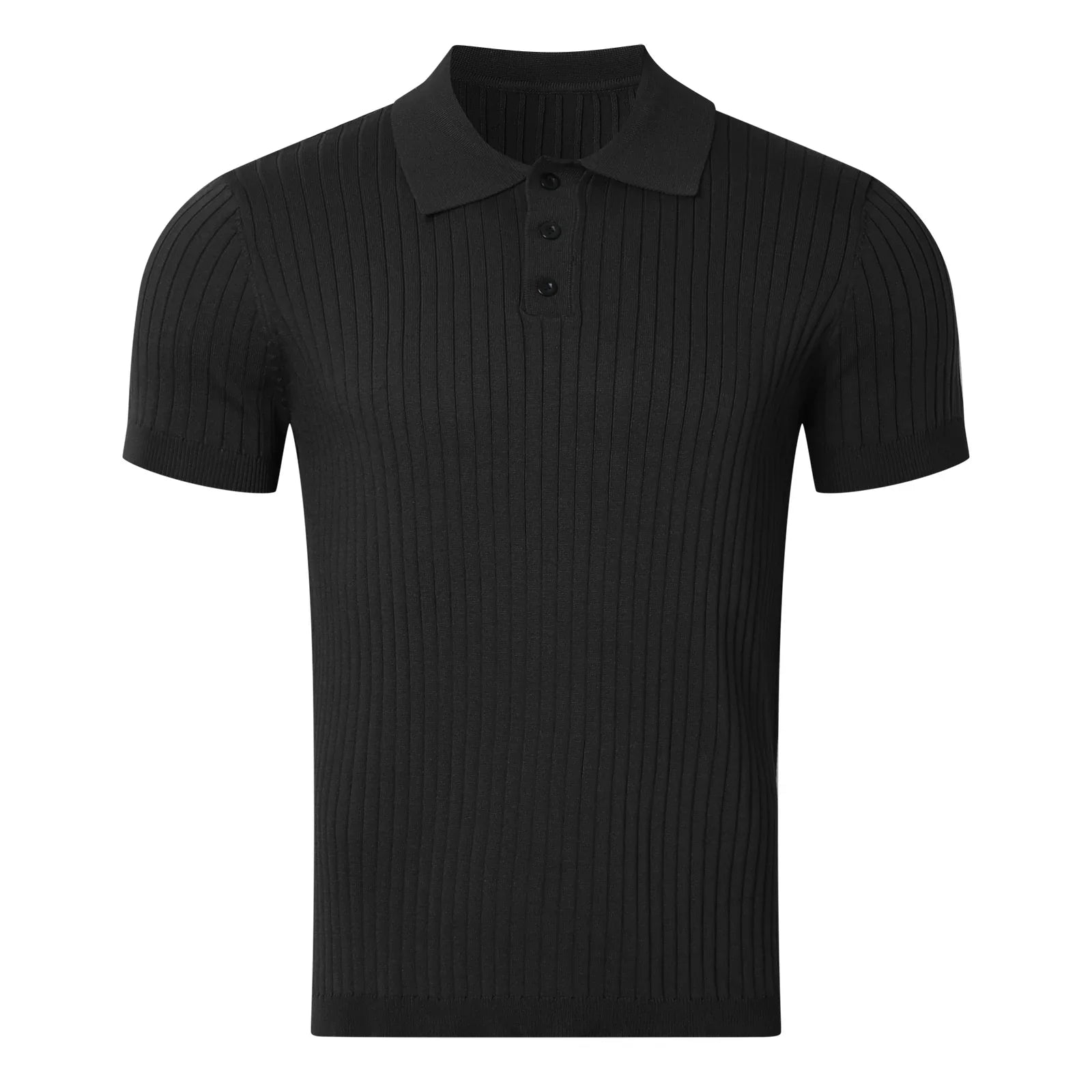 LORENZO KNIT POLO – MEN'S RETRO SHORT SLEEVE SHIRT - Velmari