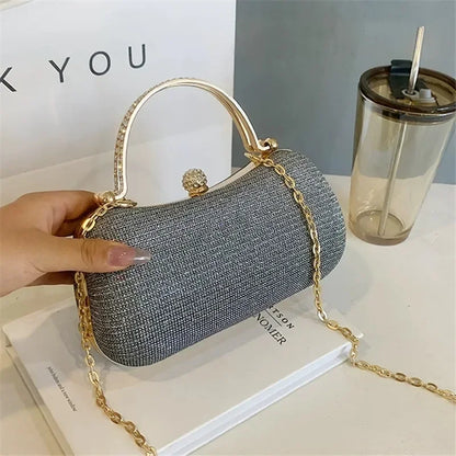 AURORA RHINESTONE CLUTCH - LUXURY EVENING BAG - Velmari