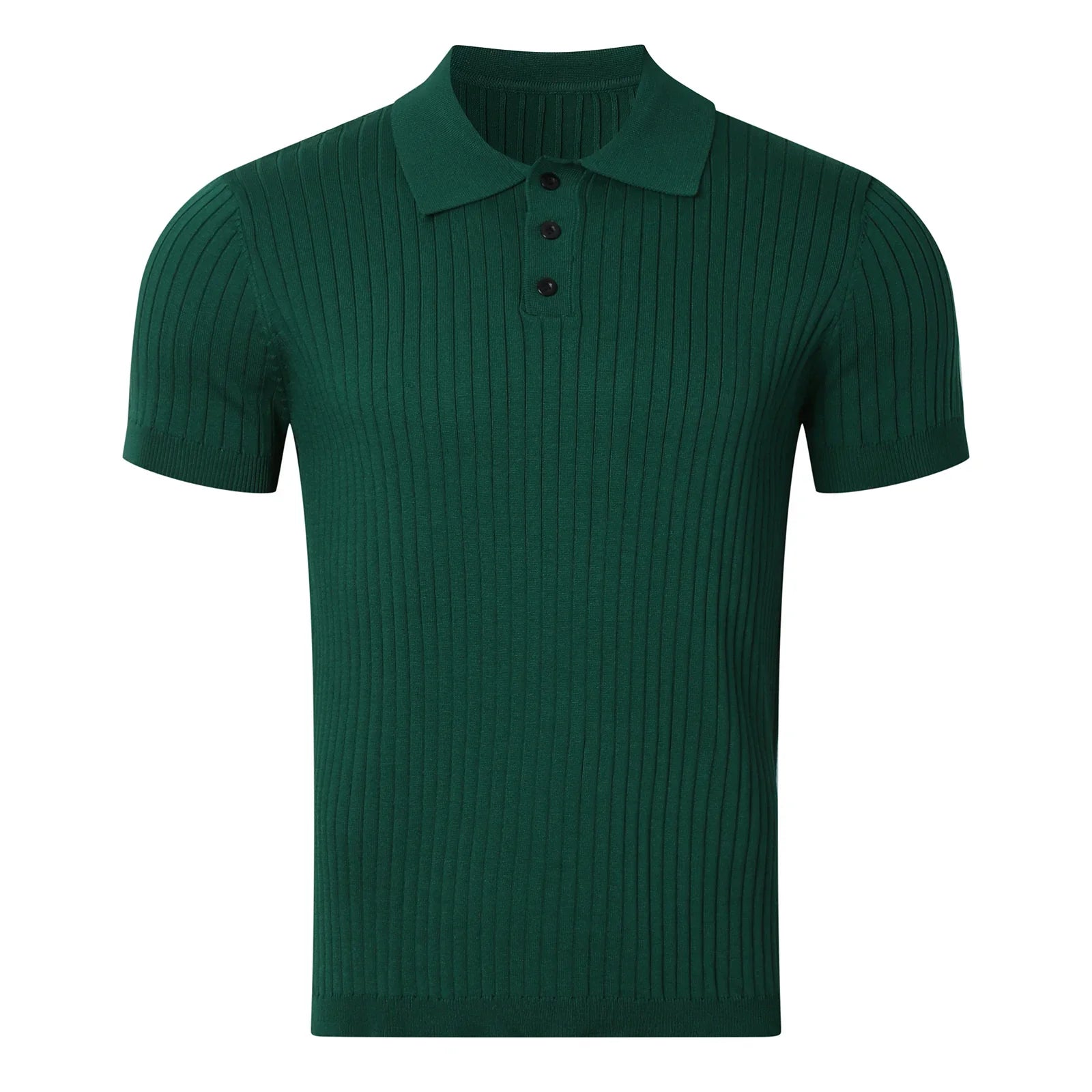 LORENZO KNIT POLO – MEN'S RETRO SHORT SLEEVE SHIRT - Velmari