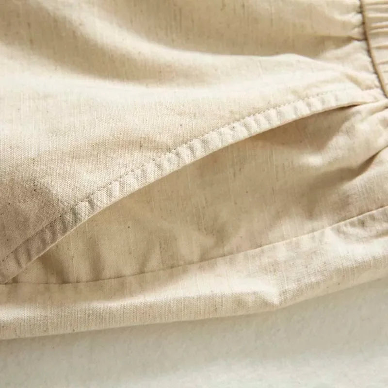 LUCA LINEN SHORTS – SUMMER ESSENTIAL - Velmari
