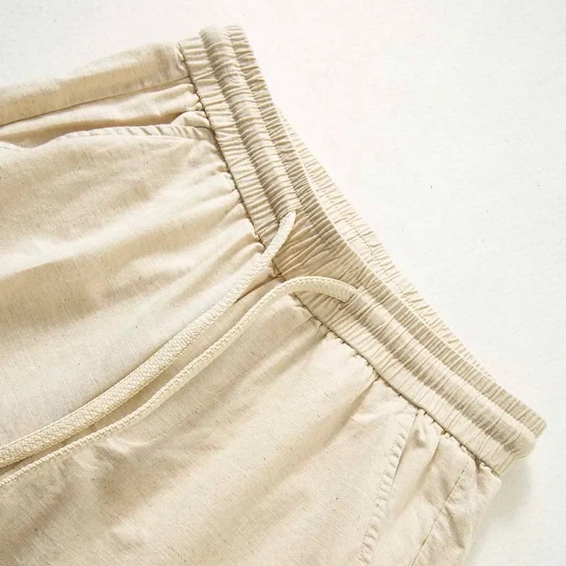 LUCA LINEN SHORTS – SUMMER ESSENTIAL - Velmari