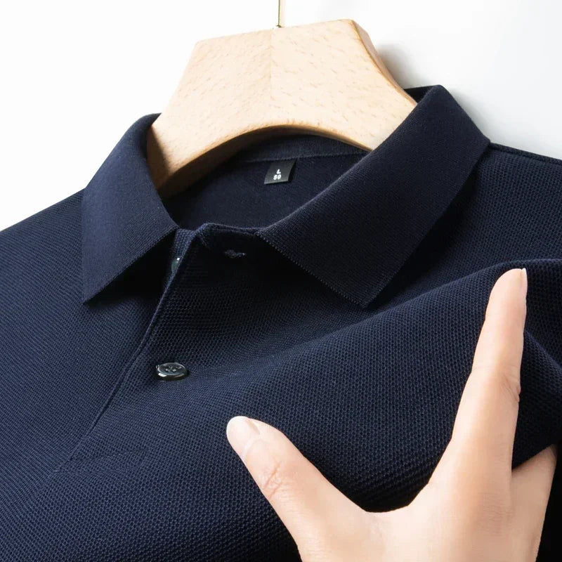 MEN'S PREMIUM KNIT POLO – 100% Cotton, Smart Casual, Anti-Pilling Finish - Velmari