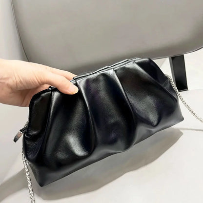 BELLA SHELL CLUTCH & SHOULDER BAG – EVENING ELEGANCE - Velmari