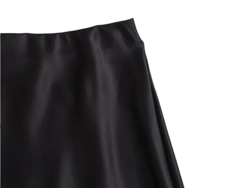 ISABELLE SATIN SKIRT - CLASSIC APPEAL - Velmari