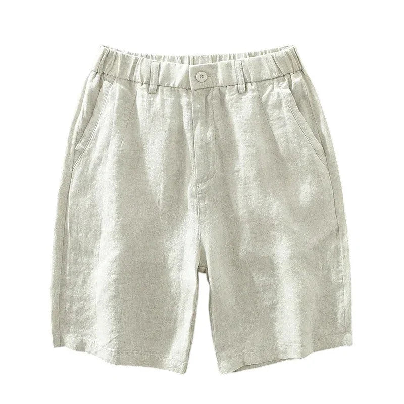 CAPRI LINEN SHORTS – COASTAL ELEGANCE - Velmari